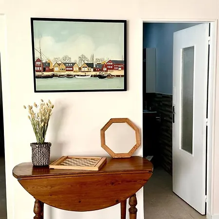 La Cabanne, 4 Pers, Centre, 50m Plage, Clim Tatil Evi